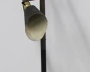 3290 - Three light mid-century floor lamp 62" tall