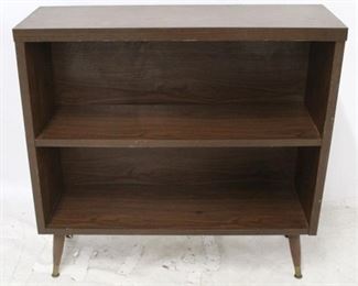 3289 - Mid-century open front bookshelf 35 x 36 1/2 x 18