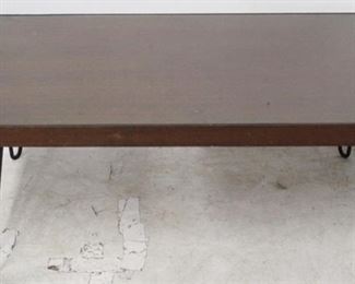 3294 - Mid-century hairpin leg coffee table 15 1/2 x 34 x 18 1/2
