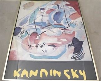 4006 - Wassily Kandinsky framed art poster 28 1/2 x 20 1/2