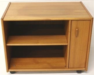 7002 - Mid century cabinet with pull out tape storage 24 x 30 1/4 x 19 1/2