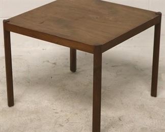 7037 - Mid-century modern teak side table 16 x 20 x 20