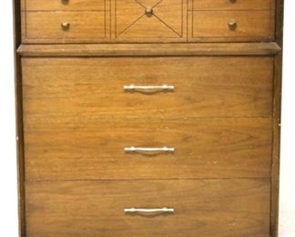 7044 - Vintage mid-century tall chest 44 x 36 1/2 x 18 1/2