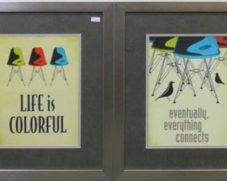 9005 - Life is Colorful/Eventually Everything Connects 17 x 20 1/2