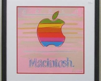 9018 - Macintosh Apple giclee by Andy Warhol 22 x 22