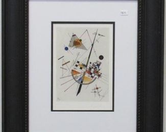 9021 - Delicate Tension print by Wassily Kandinsky 18 x 21