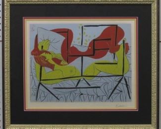 9037 - Danae giclee by Pablo Picasso 28 x 24