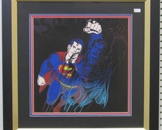9043 - Superman giclee by Andy Warhol 24 x 24