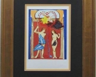 9051 - The Judgement print by Salvador Dali 19 1/2 x 23 1/2