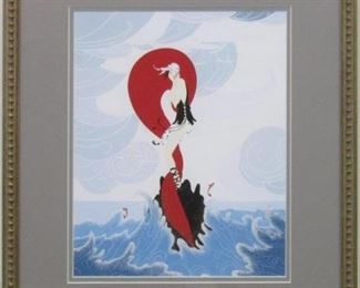 9055 - Stranded giclee by Erte 18 x 21