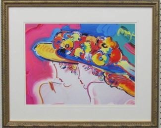 9056 - Friends giclee by Peter Max 22 x 27