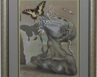 9057 - Soul Allegory giclee by Salvador Dali 23 1/2 x 28