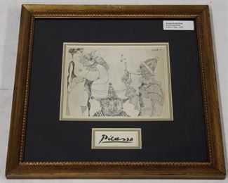 9070 - Picasso Erotic Print - 1st Printing 1969 16 x 16