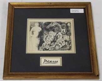 9071 - Picasso Erotic Print - 1st Printing 1969 16 x 16