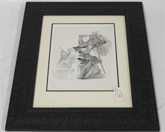 9078 - Salvidor Dali "Figure Aux Tiroirs" 29 x 24.5