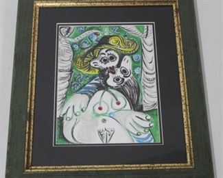 9081 - Picasso Erotic Print 22.5 x 19