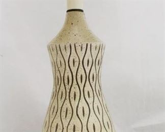 11 - Art Pottery Lamp 34 tall