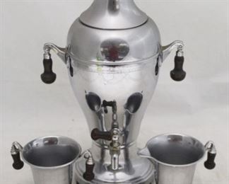 17 - 3pc. Farberware Samovar w/ Creamer & Sugar Set