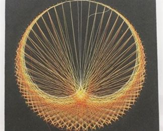 19 - Thread Art on Board 16 x 16