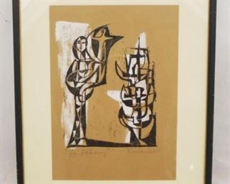 29 - Signed Framed Print 13 x 17