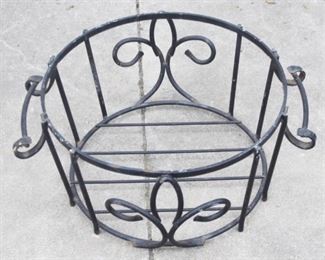 54 - Metal Planter 7 1/2 x 16
