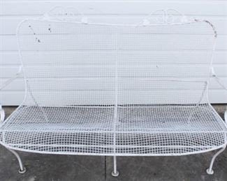 70 - Vintage Metal Wire Loveseat 35 x 29 x 20 1/2