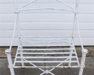 72 - Metal Patio Chair 33 x 21 1/2 x 17 1/2