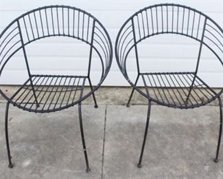 85 - Pair of Vintage Mid Century Chairs 29 x 26 x 23