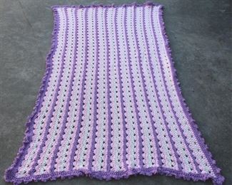 160 - Afghan Blanket 72" x 42"