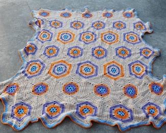 161 - Afghan Blanket 56" x 66"