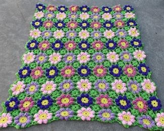 162x - Afghan Blanket 51" x 40"
