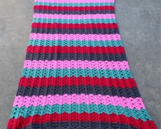 163 - Afghan Blanket 66" x 36"
