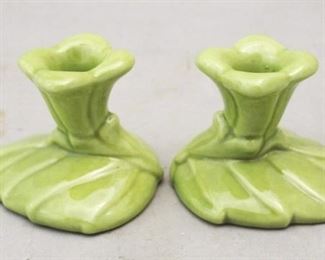 175 - Pair Royal Haeger Candle Holders 3" tall