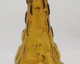 404 - Amber glass vase 15" tall