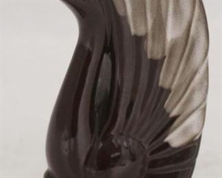 409 - Art pottery swan 8 1/4" tall
