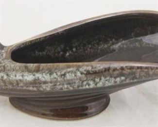 412 - Art pottery dish 9 x 2 3/4