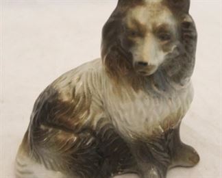 434 - Dog art pottery figurine 5 1/2" tall