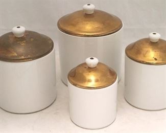 443 - 4 Piece canister set with lids
