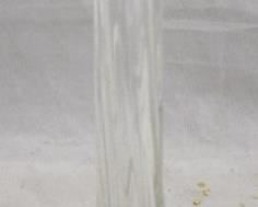466 - Art glass vase 11" tall