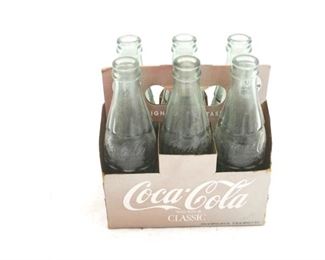 505 - 6 Pack Coca-Cola glass bottles