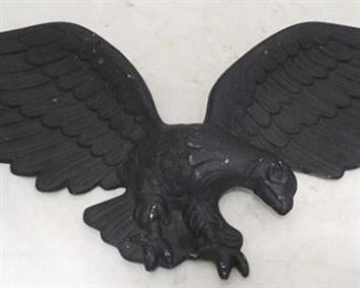 524 - Metal eagle wall decor 22 1/2 x 8 1/2