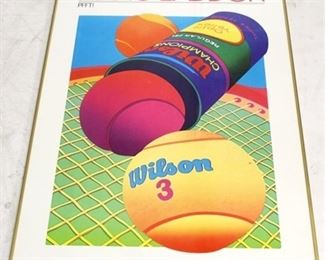 601 - Anne Laddon "PFFT" framed lithograph 24"X 35"