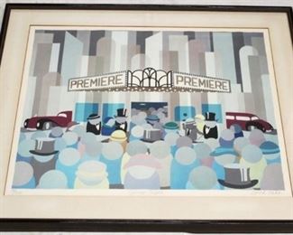 603 - Carol Bahl "Opening Night" Signed #14/350 30 x 25