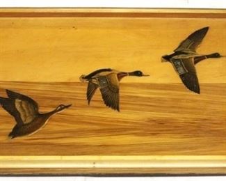 611 - Wood Serving Tray / 30"X "18 X 22"