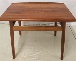 651 - Grete Jalk side table 19 tall x 28 wide x 20 deep