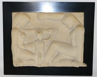 661 - Sculpturama Decorastone wall sculpture 28 x 34