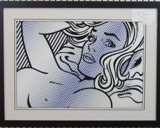 669 - Blue Nude Giclee by Roy Lichtenstein 21 3/4 x 28 1/2