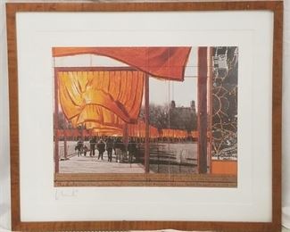 674 - Central Park installation print 23 x 26