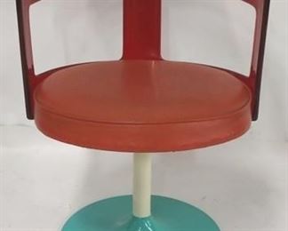 707 - Cool swivel acrylic chair 28 1/2 x 24