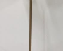 745 - Lighted base vintage floor lamp, fiberglas shade 56" tall